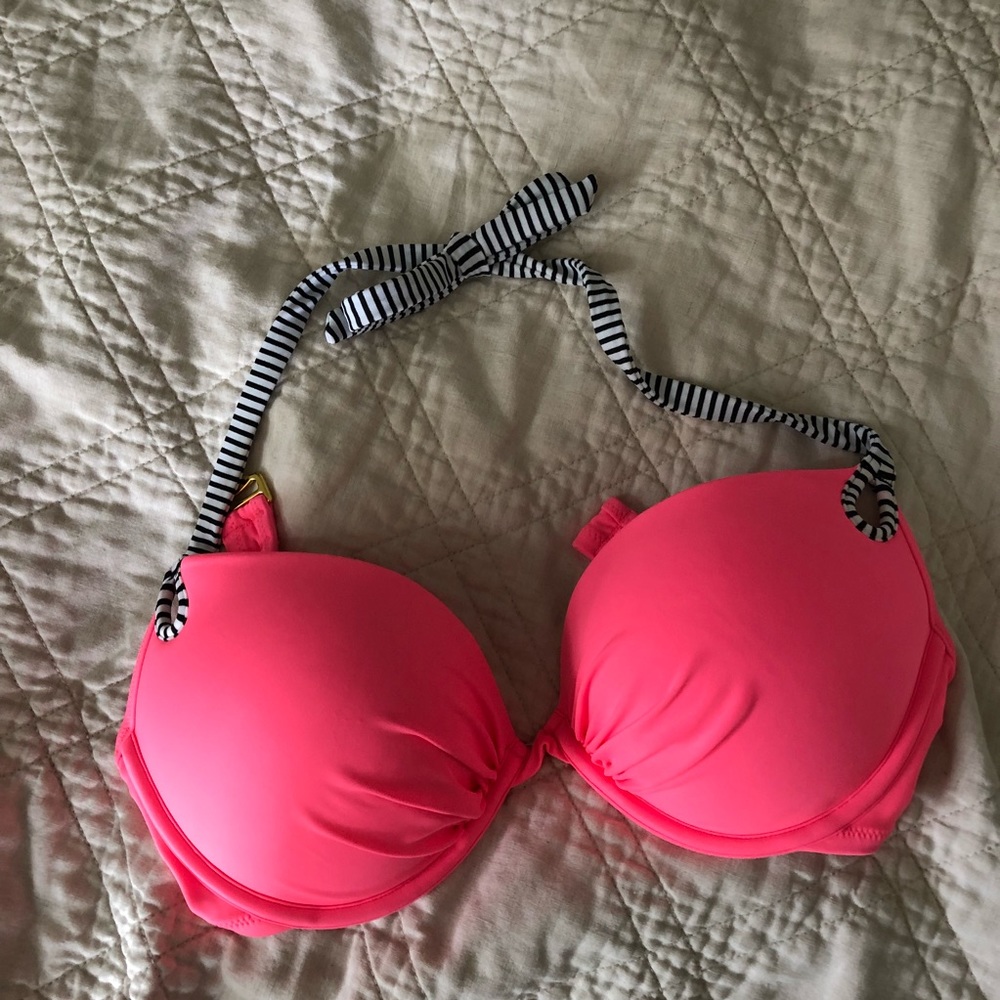 Pink Push Up Swim Suit Top
